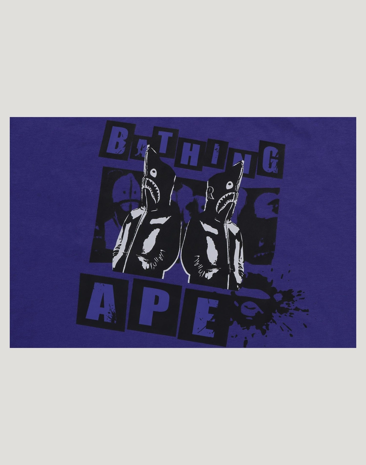 GRAFFITI BAPE LOGO RELAXED FIT TEE #2 MENS