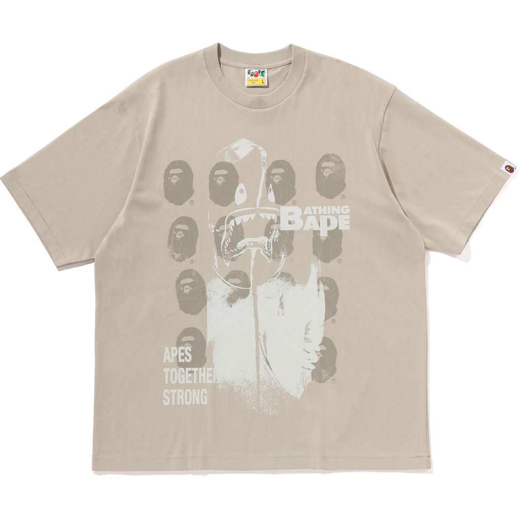 SPRAY PRINT MULTI LOGO RELAXED FIT TEE MENS