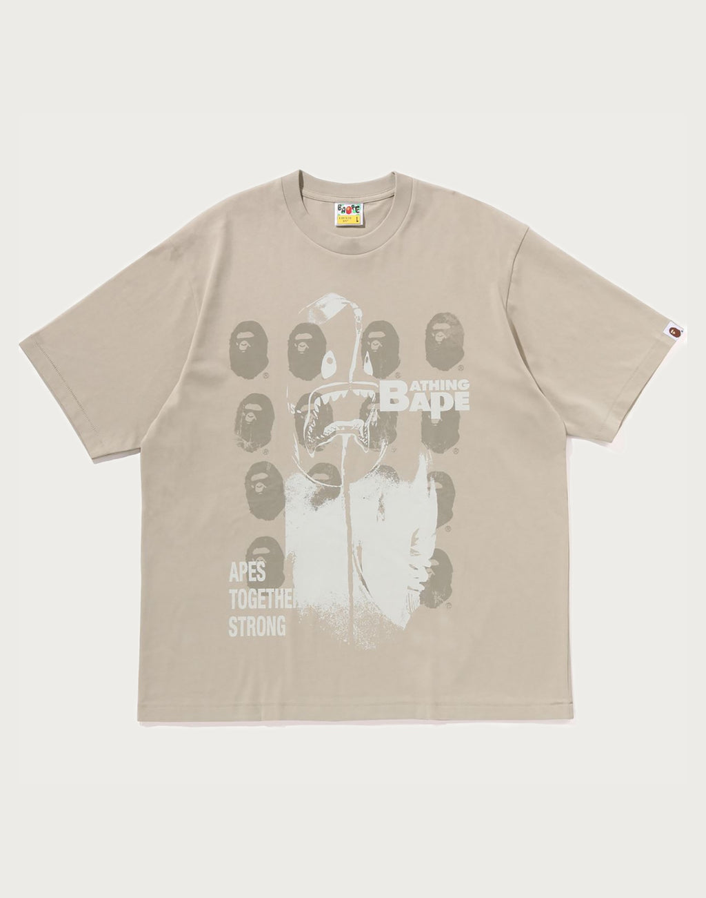 SPRAY PRINT MULTI LOGO RELAXED FIT TEE MENS