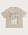 SPRAY PRINT MULTI LOGO RELAXED FIT TEE MENS