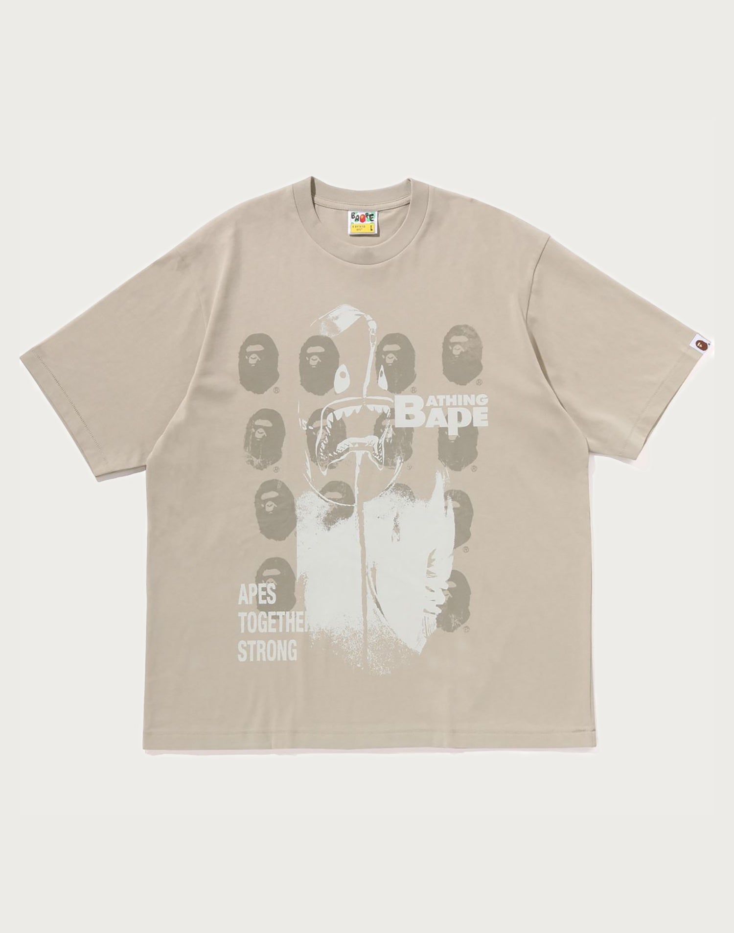 SPRAY PRINT MULTI LOGO RELAXED FIT TEE MENS