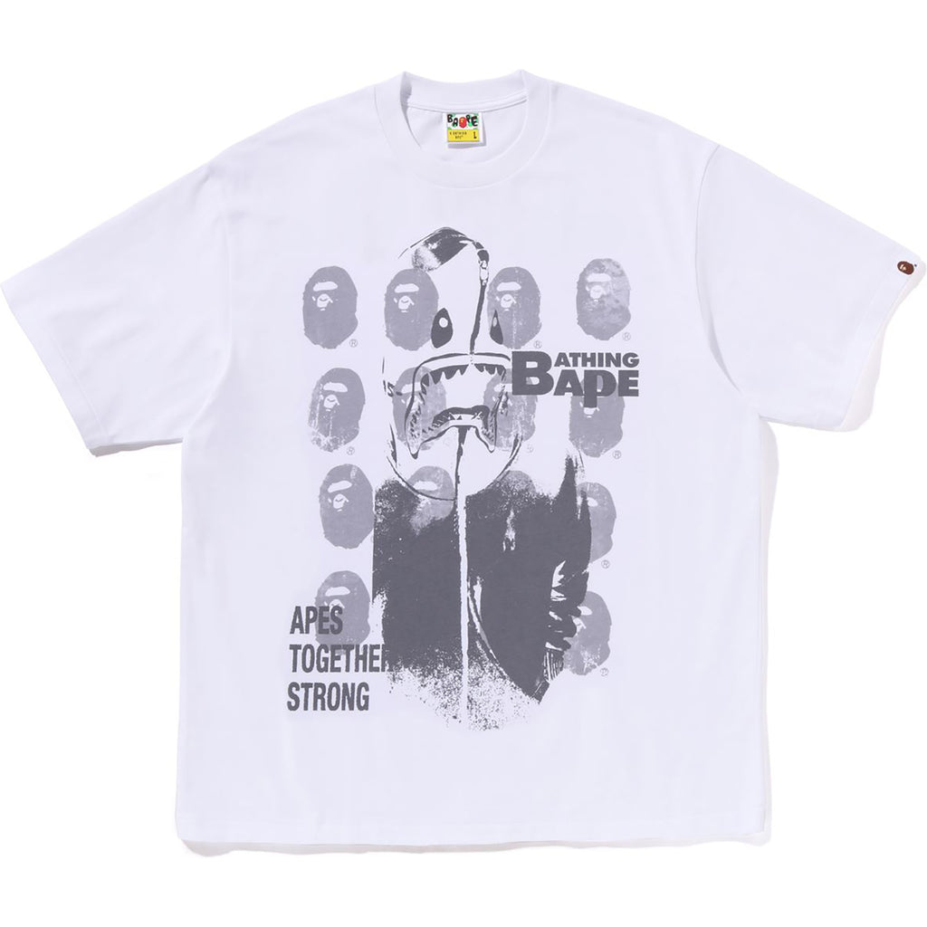 SPRAY PRINT MULTI LOGO RELAXED FIT TEE MENS
