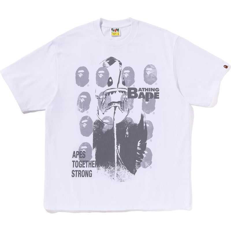SPRAY PRINT MULTI LOGO RELAXED FIT TEE MENS