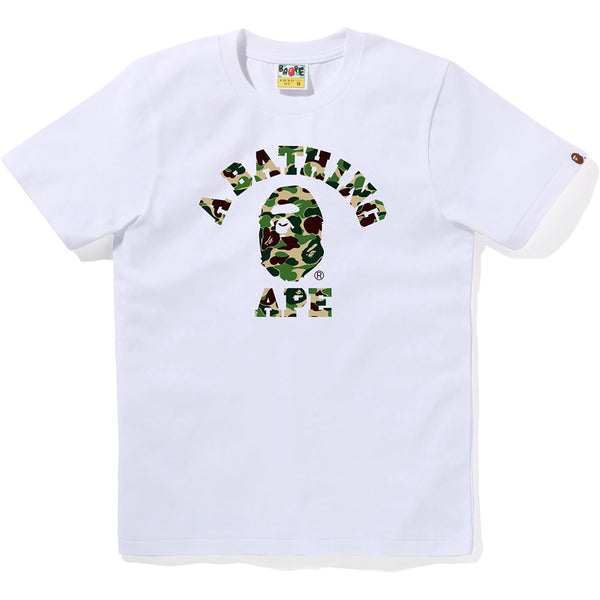 ABC CAMO COLLEGE TEE LADIES – us.bape.com
