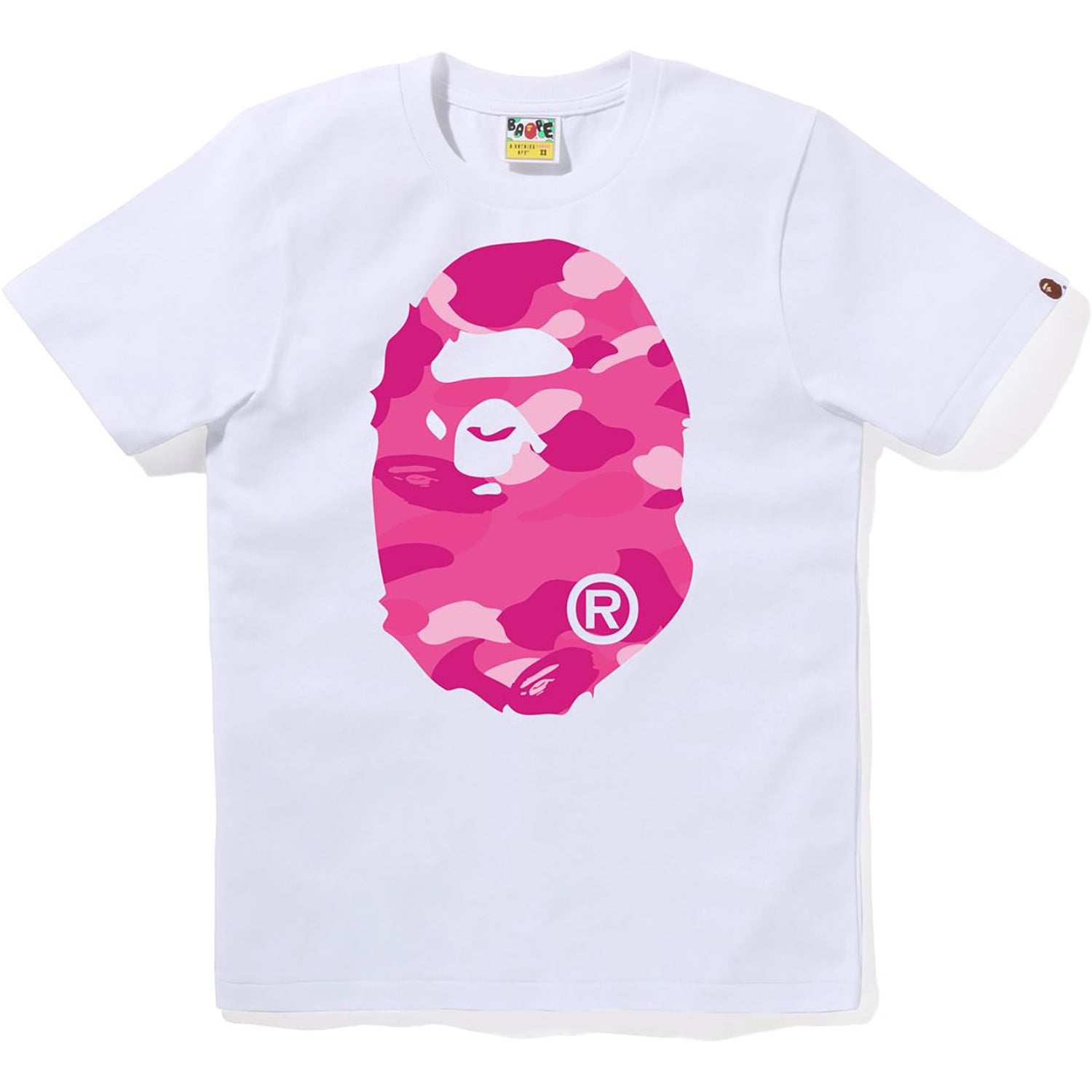 COLOR CAMO BIG APE HEAD TEE LADIES – us.bape.com