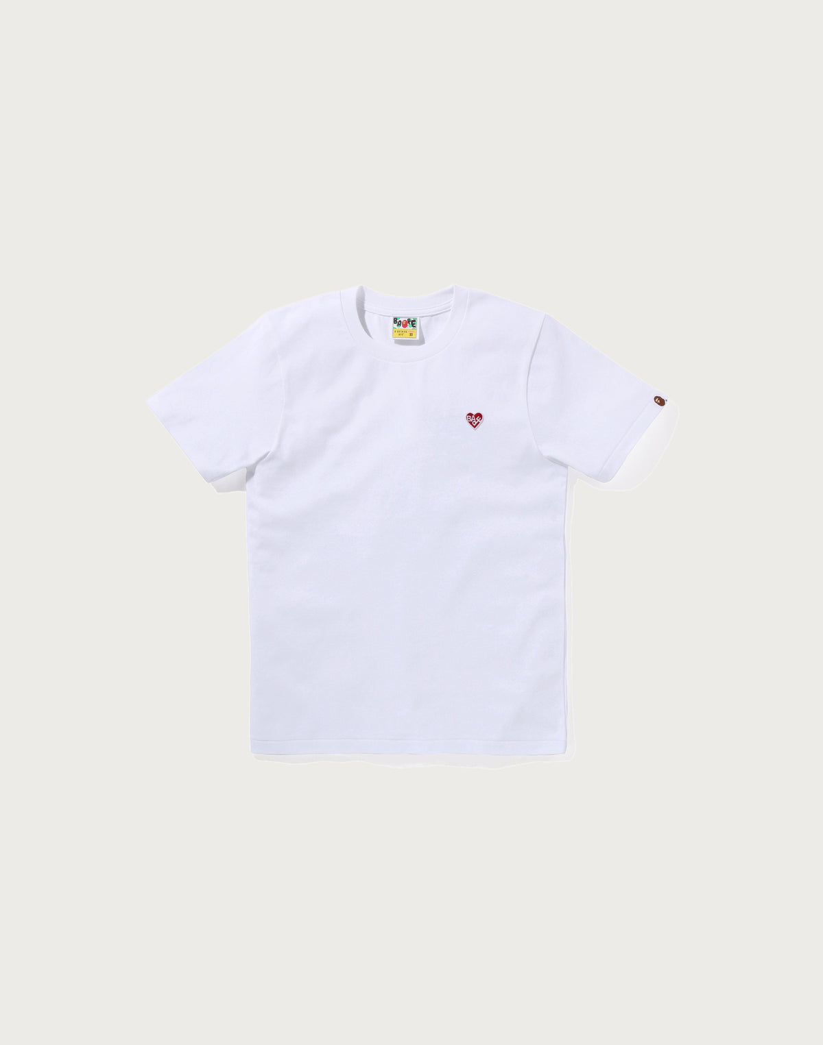 BAPE HEART ONE POINT TEE LADIES