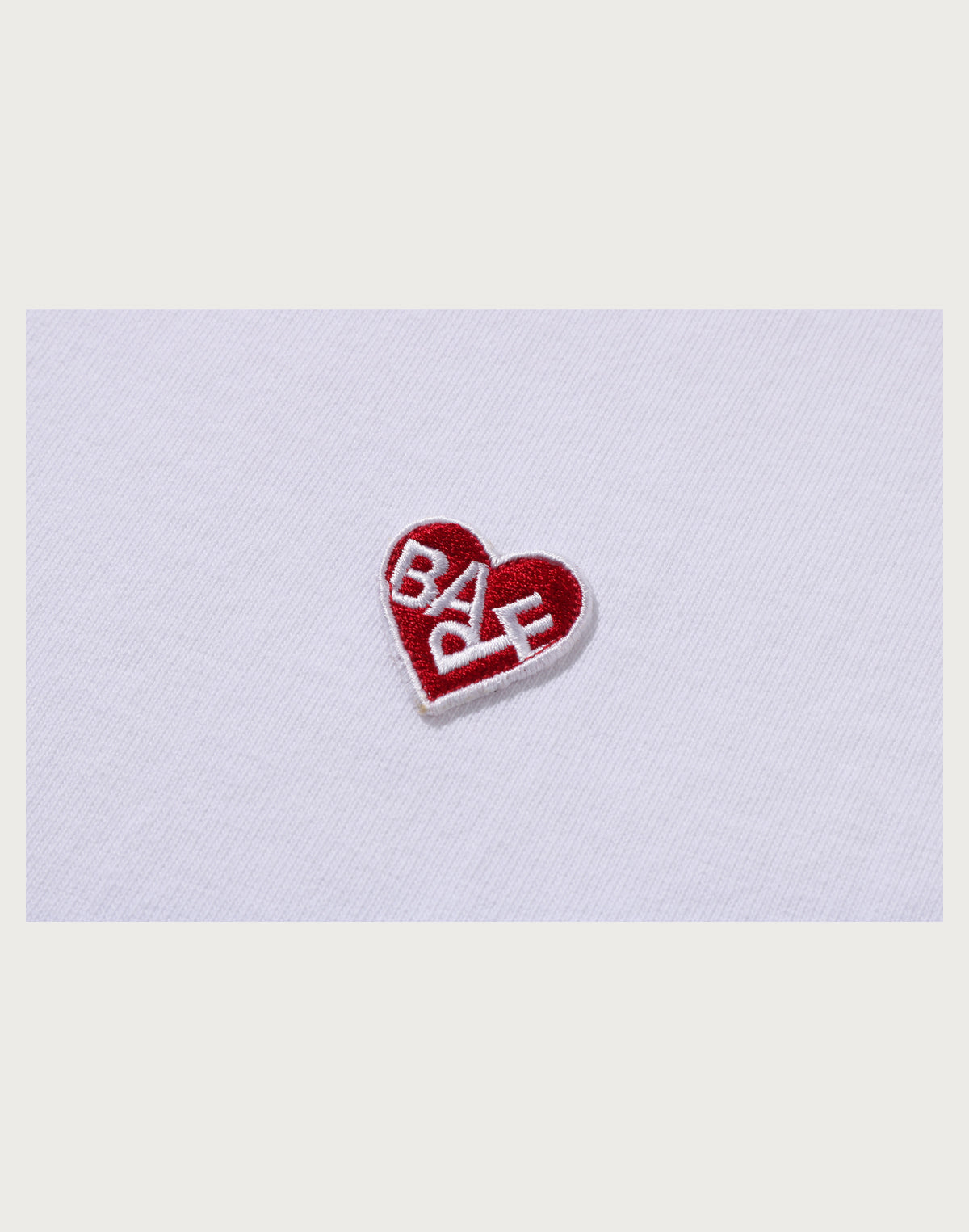 BAPE HEART ONE POINT TEE LADIES