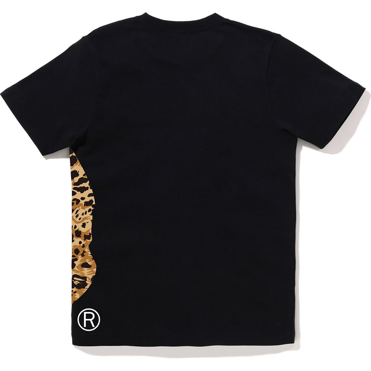 WILD LEOPARD PATTERN SIDE BIG APE HEAD TEE LADIES