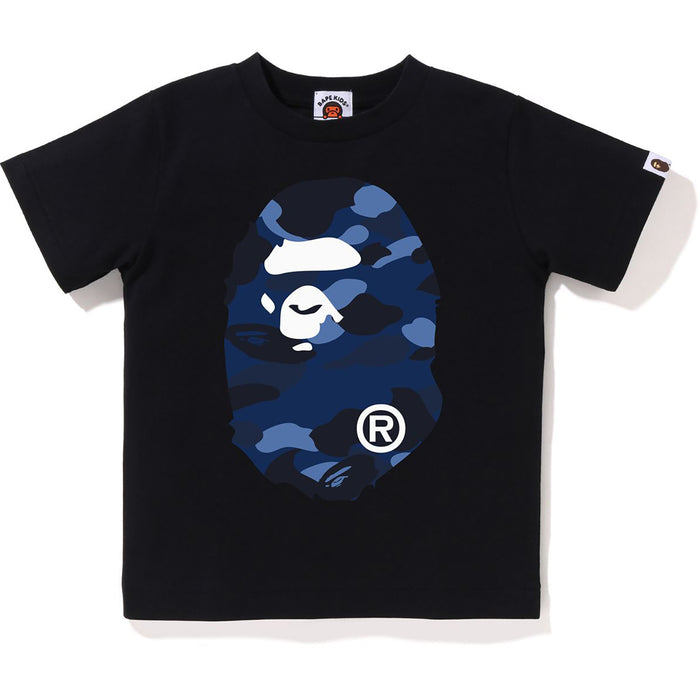 COLOR CAMO BIG APE HEAD TEE KIDS
