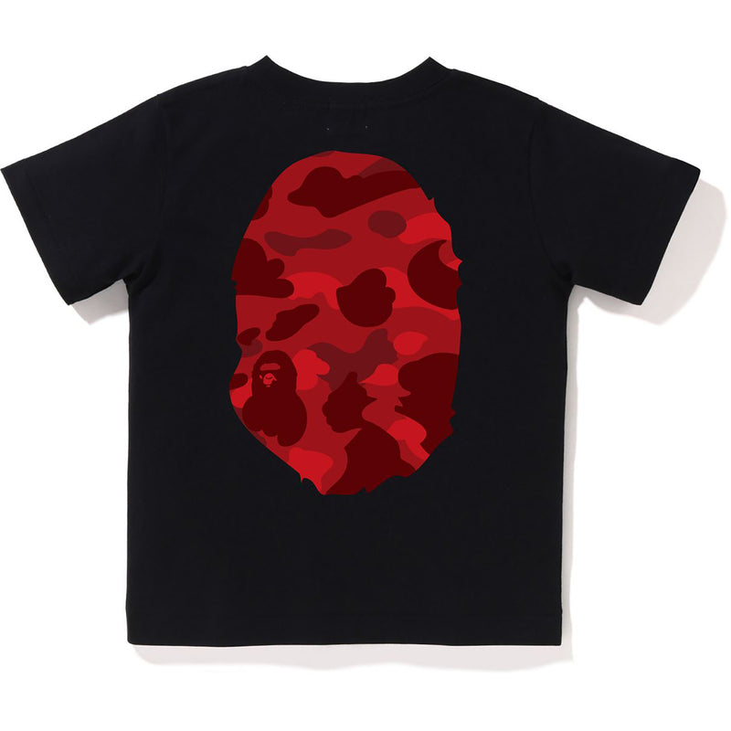 COLOR CAMO BIG APE HEAD TEE KIDS