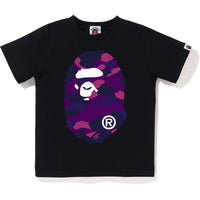 COLOR CAMO BIG APE HEAD TEE KIDS