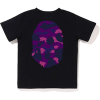 COLOR CAMO BIG APE HEAD TEE KIDS