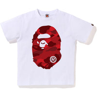 COLOR CAMO BIG APE HEAD TEE KIDS