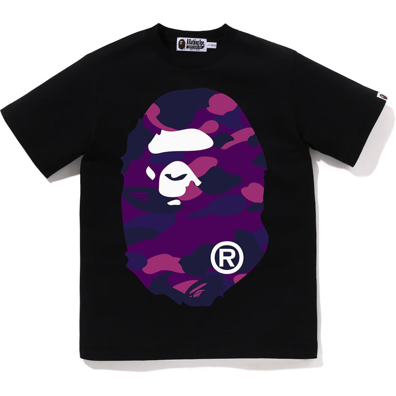 COLOR CAMO BIG APE HEAD TEE JR KIDS