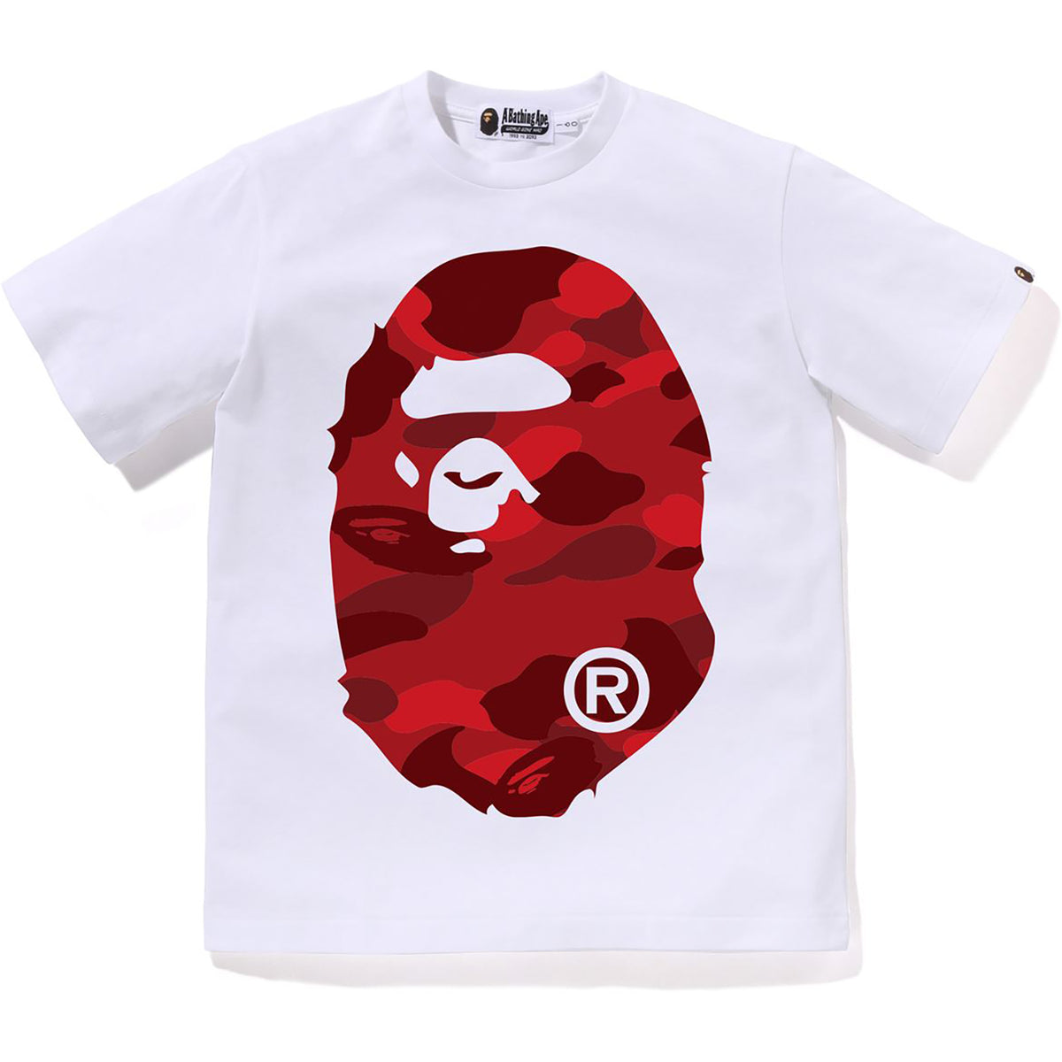 COLOR CAMO BIG APE HEAD TEE JR KIDS
