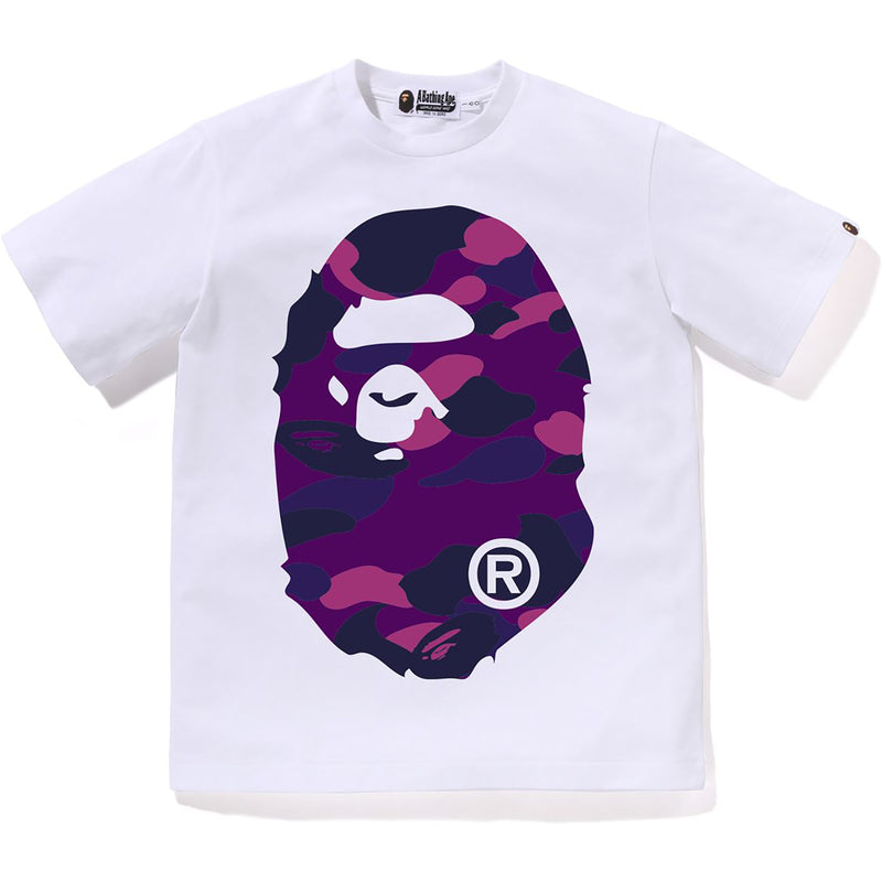 COLOR CAMO BIG APE HEAD TEE JR KIDS
