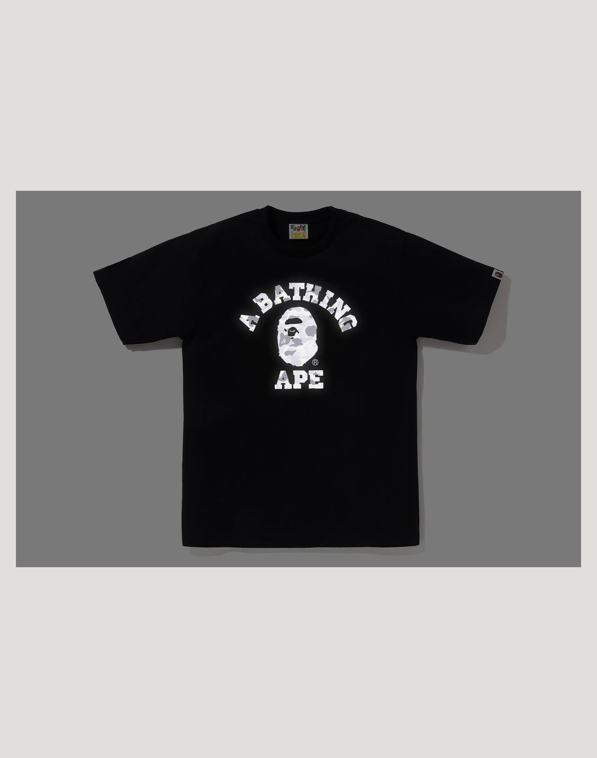 ABC CAMO REFLECTIVE ON COLLEGE TEE MENS