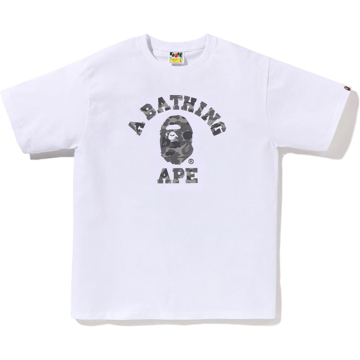 ABC CAMO REFLECTIVE ON COLLEGE TEE MENS