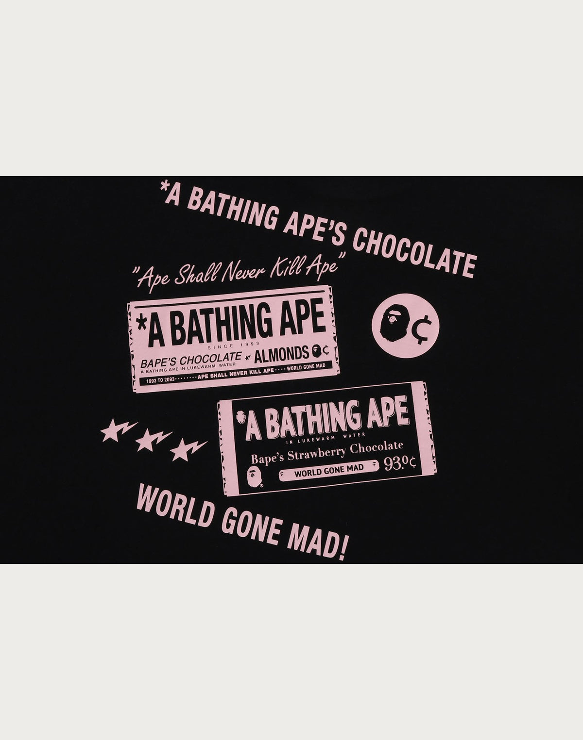 CHOCOLATE APE HEAD TEE MENS