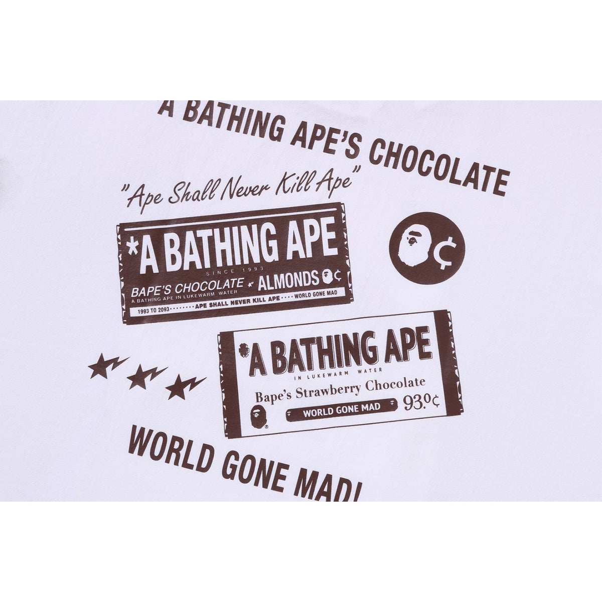 CHOCOLATE APE HEAD TEE MENS