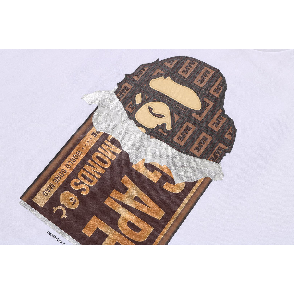CHOCOLATE BAR APE HEAD TEE MENS