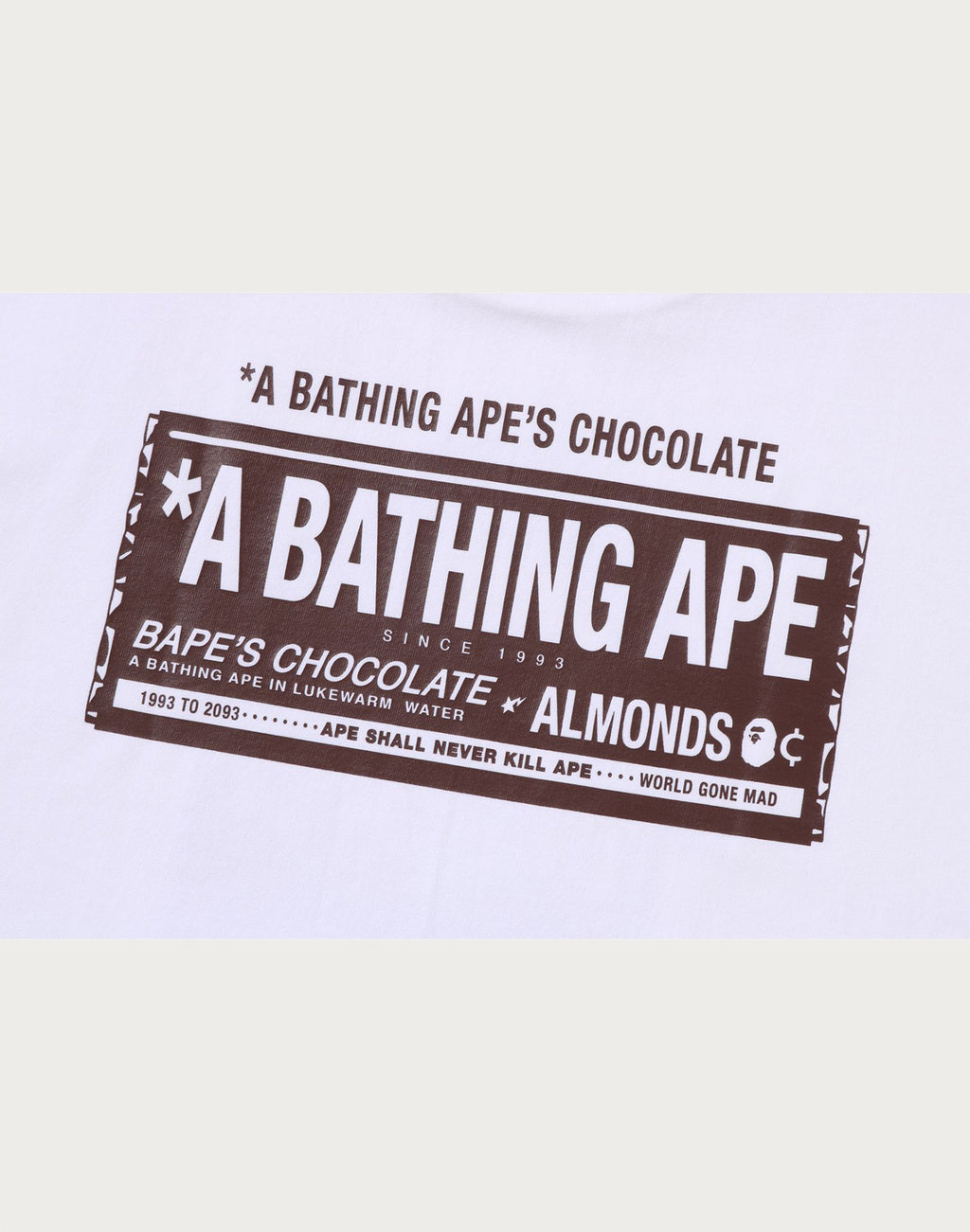 CHOCOLATE BAR APE HEAD TEE MENS