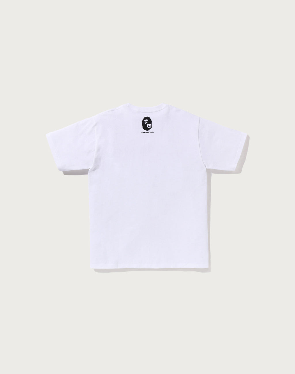 A BATHING APE 33RD ANNIV. APE HEAD TEE MENS