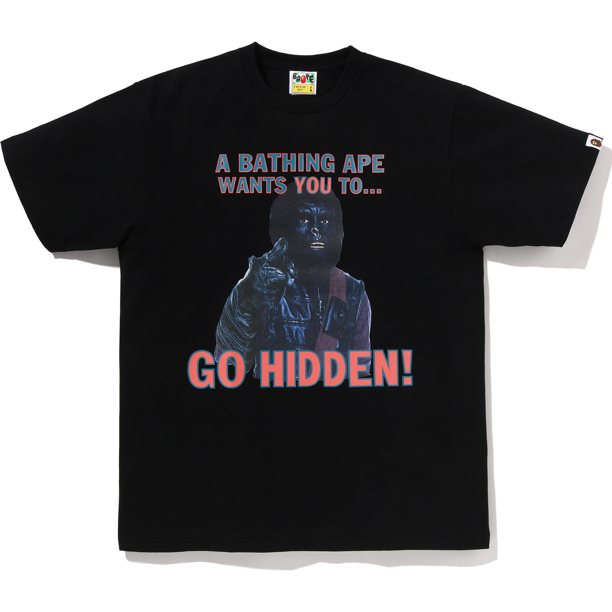 BAPE X HIDDEN GO HIDDEN TEE MENS