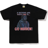 BAPE X HIDDEN GO HIDDEN TEE MENS