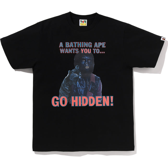 BAPE X HIDDEN GO HIDDEN TEE MENS