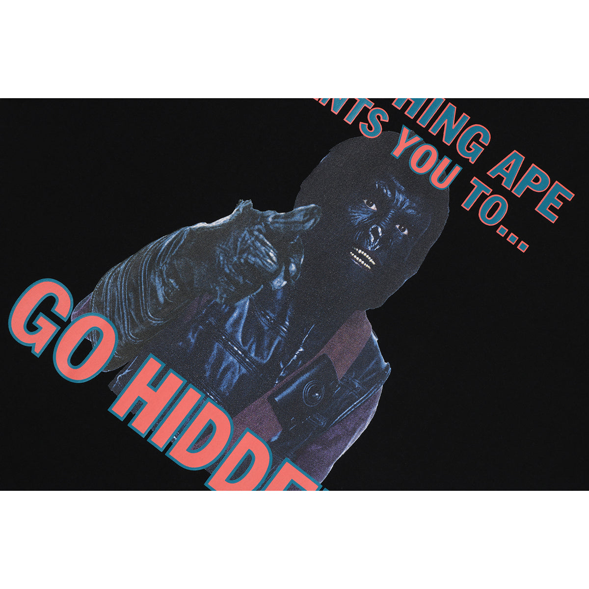 BAPE X HIDDEN GO HIDDEN TEE MENS