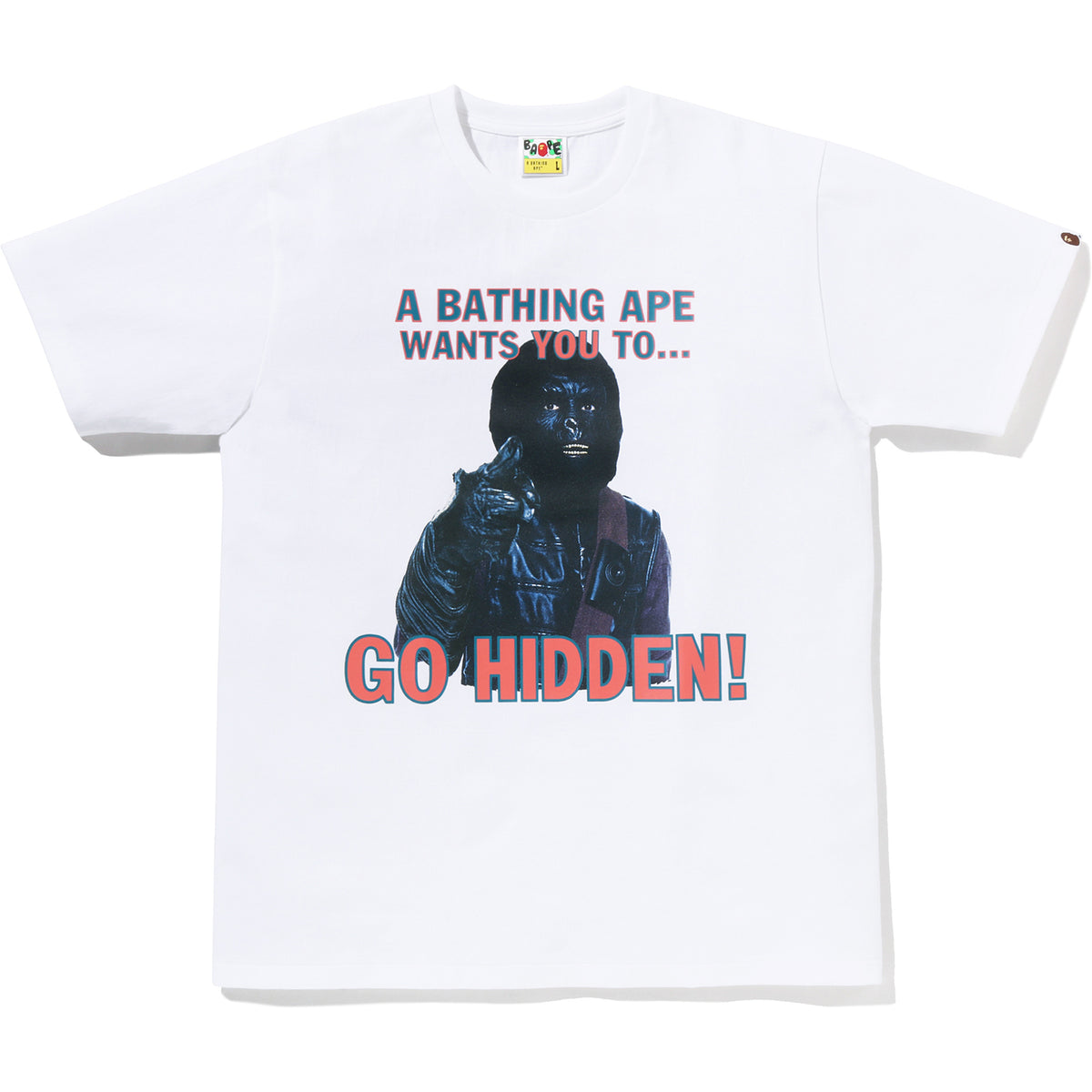 BAPE X HIDDEN GO HIDDEN TEE MENS