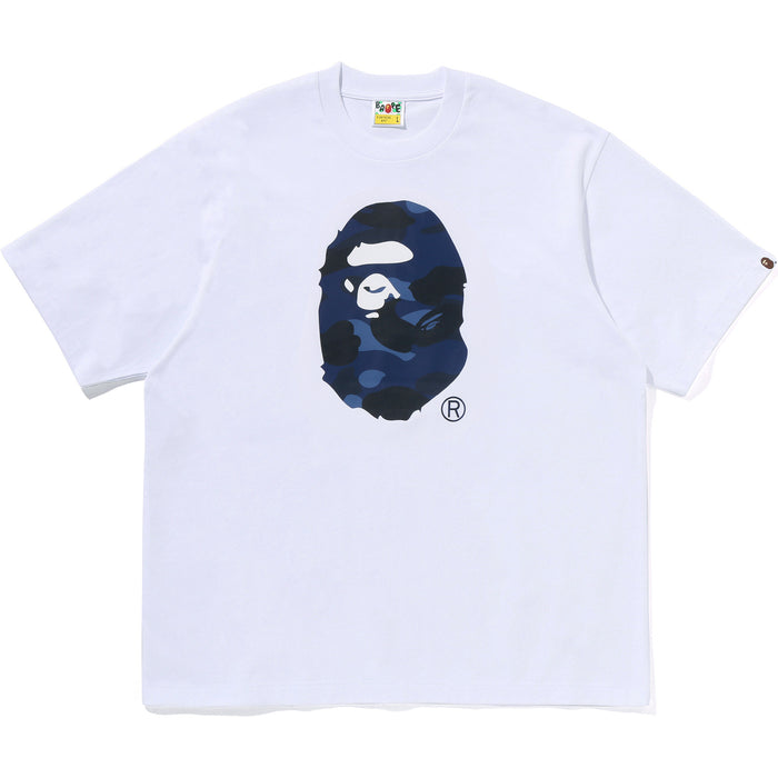 BAPE X JUST DON COLOR CAMO APE HEAD RELAXED FIT TEE MENS