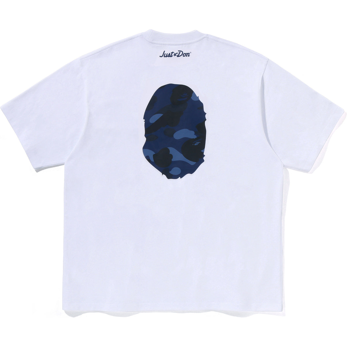 BAPE X JUST DON COLOR CAMO APE HEAD RELAXED FIT TEE MENS