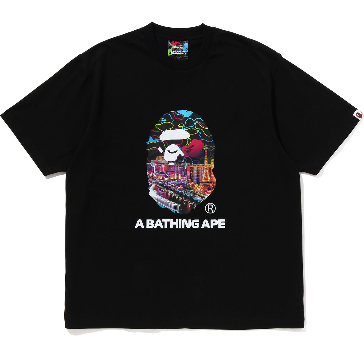 BAPE X F1LV A BATHING APE RELAXED FIT TEE MENS