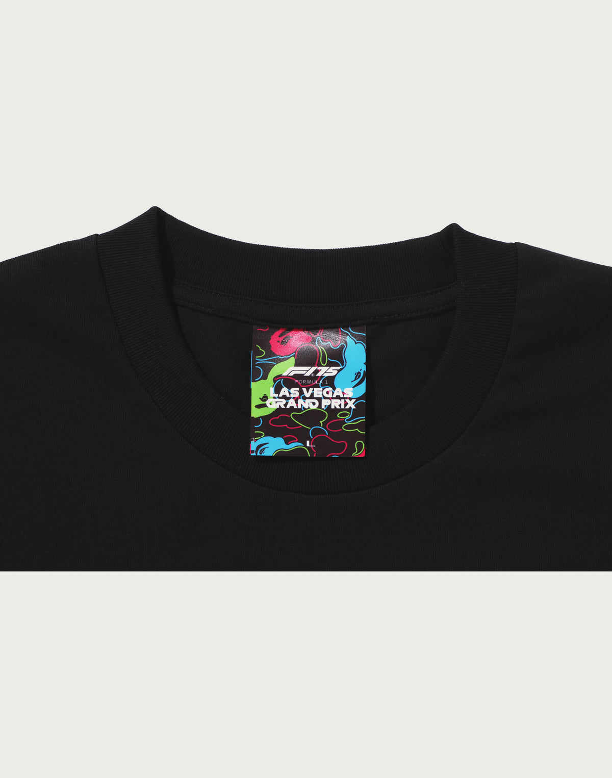 BAPE X F1LV A BATHING APE RELAXED FIT TEE MENS