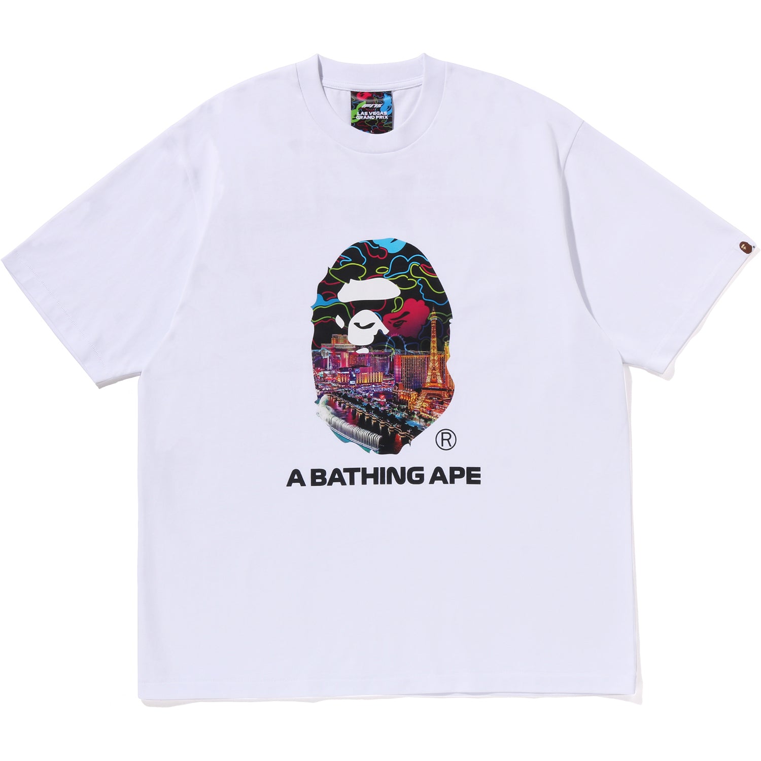 A BATHING APE BAPEMANIA relaxリラックス BAPE X F1LV A BATHING APE RELAXED FIT TEE MENS – us.bape.com