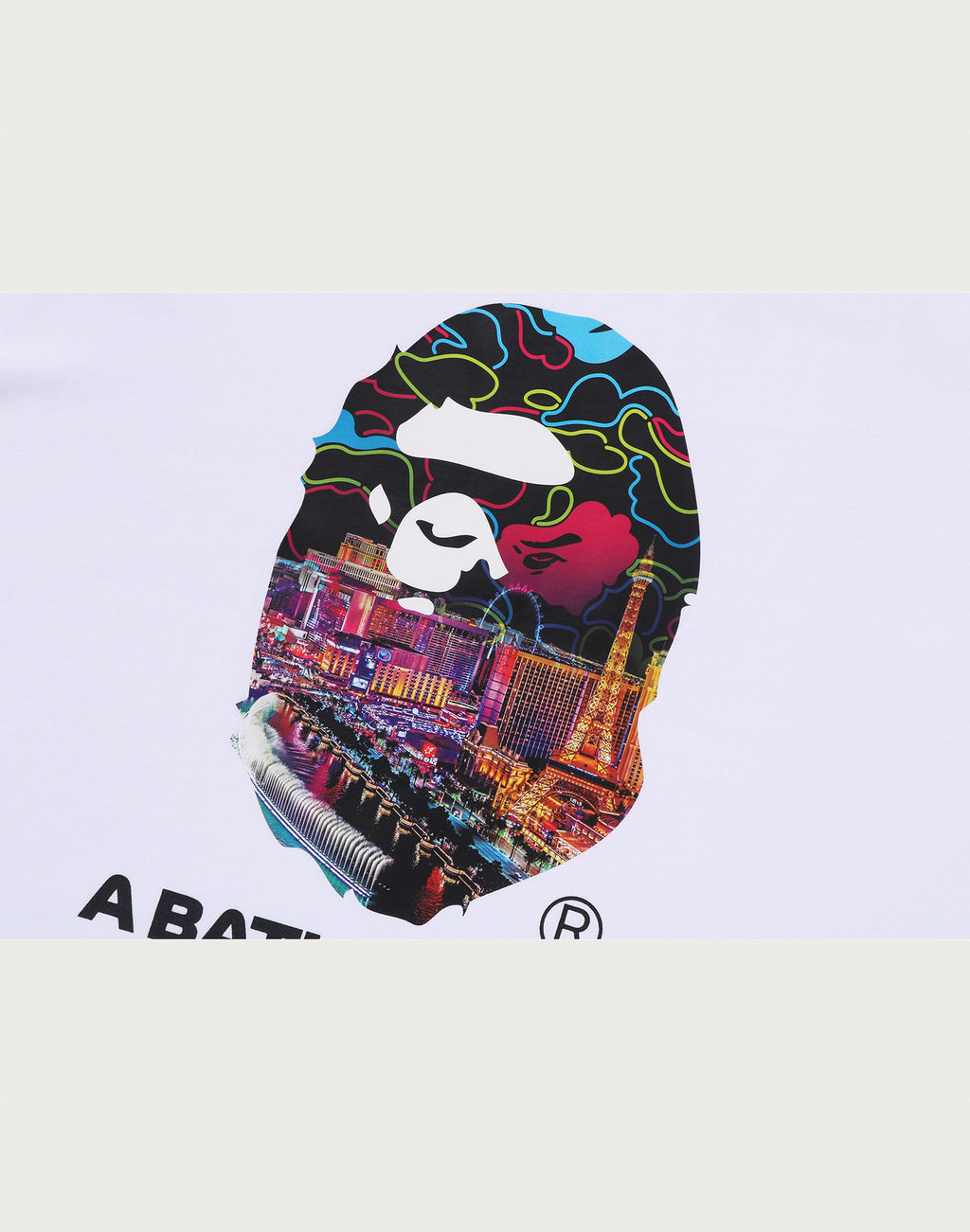 BAPE X F1LV A BATHING APE RELAXED FIT TEE MENS