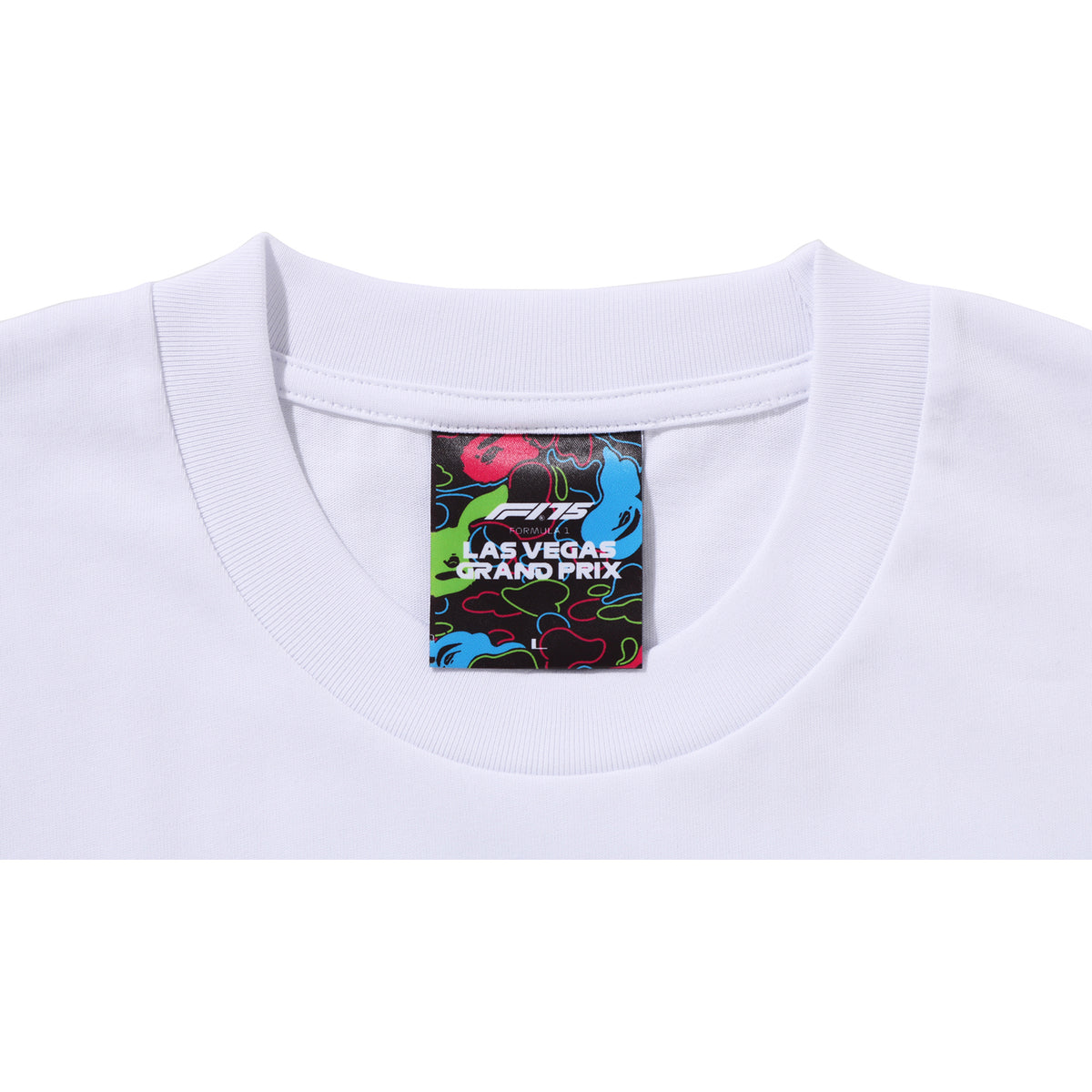 BAPE X F1LV A BATHING APE RELAXED FIT TEE MENS