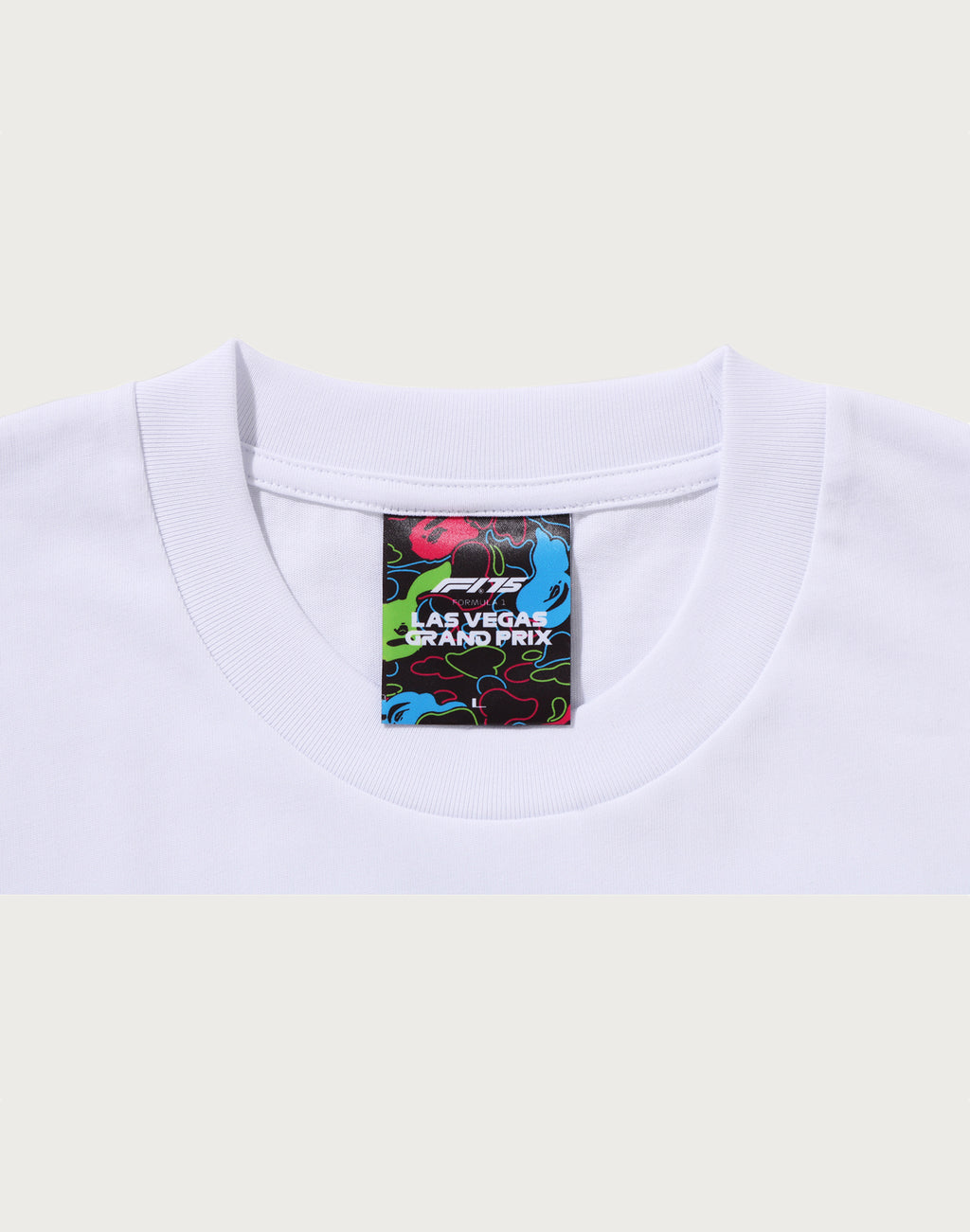 BAPE X F1LV A BATHING APE RELAXED FIT TEE MENS
