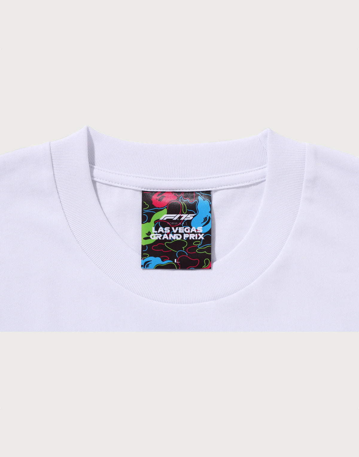 BAPE X F1LV A BATHING APE RELAXED FIT TEE MENS