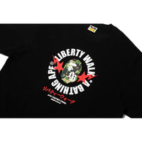 BAPE X LIBERTY WALK ABC CAMO APE HEAD RELAXED FIT TEE MENS