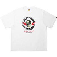 BAPE X LIBERTY WALK ABC CAMO APE HEAD RELAXED FIT TEE MENS