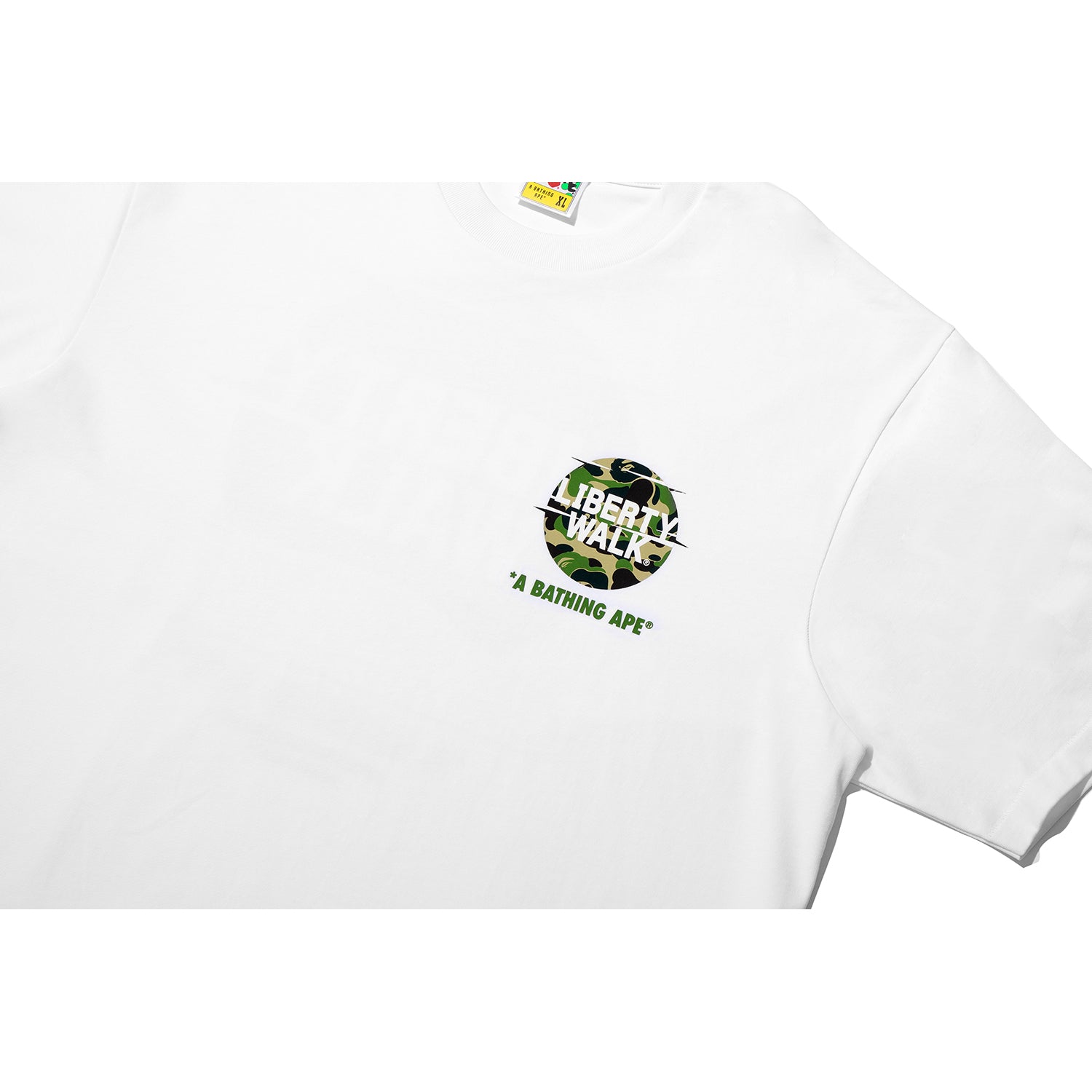 BAPE X LIBERTY WALK ABC CAMO LOGO RELAXED FIT TEE MENS – us.bape.com