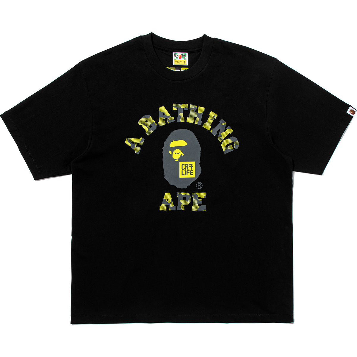 BAPE X CR7 LIFE COLLEGE RELAXED FIT TEE MENS