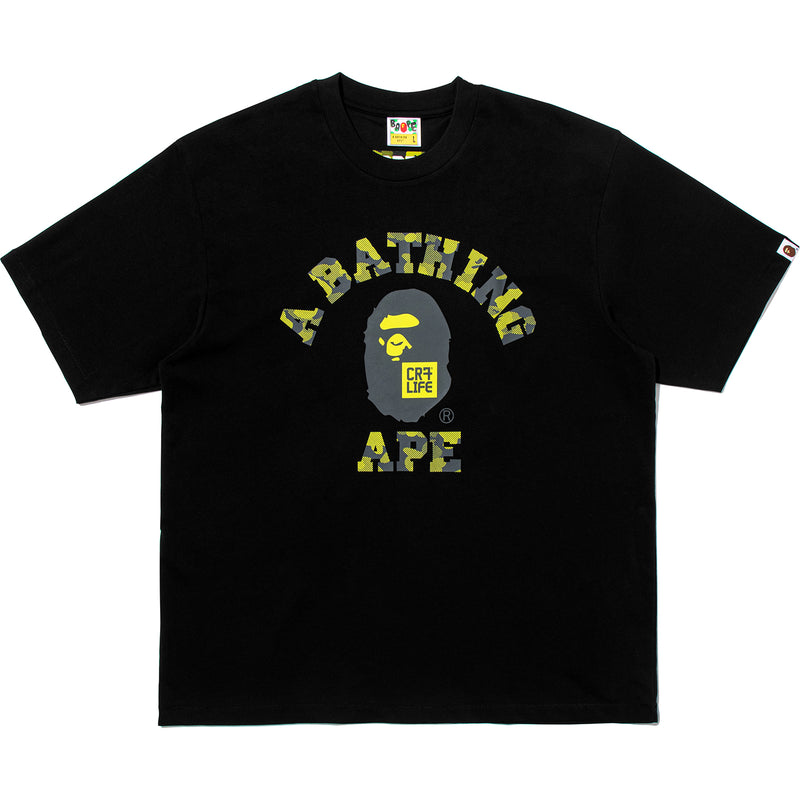 BAPE X CR7 LIFE COLLEGE RELAXED FIT TEE MENS