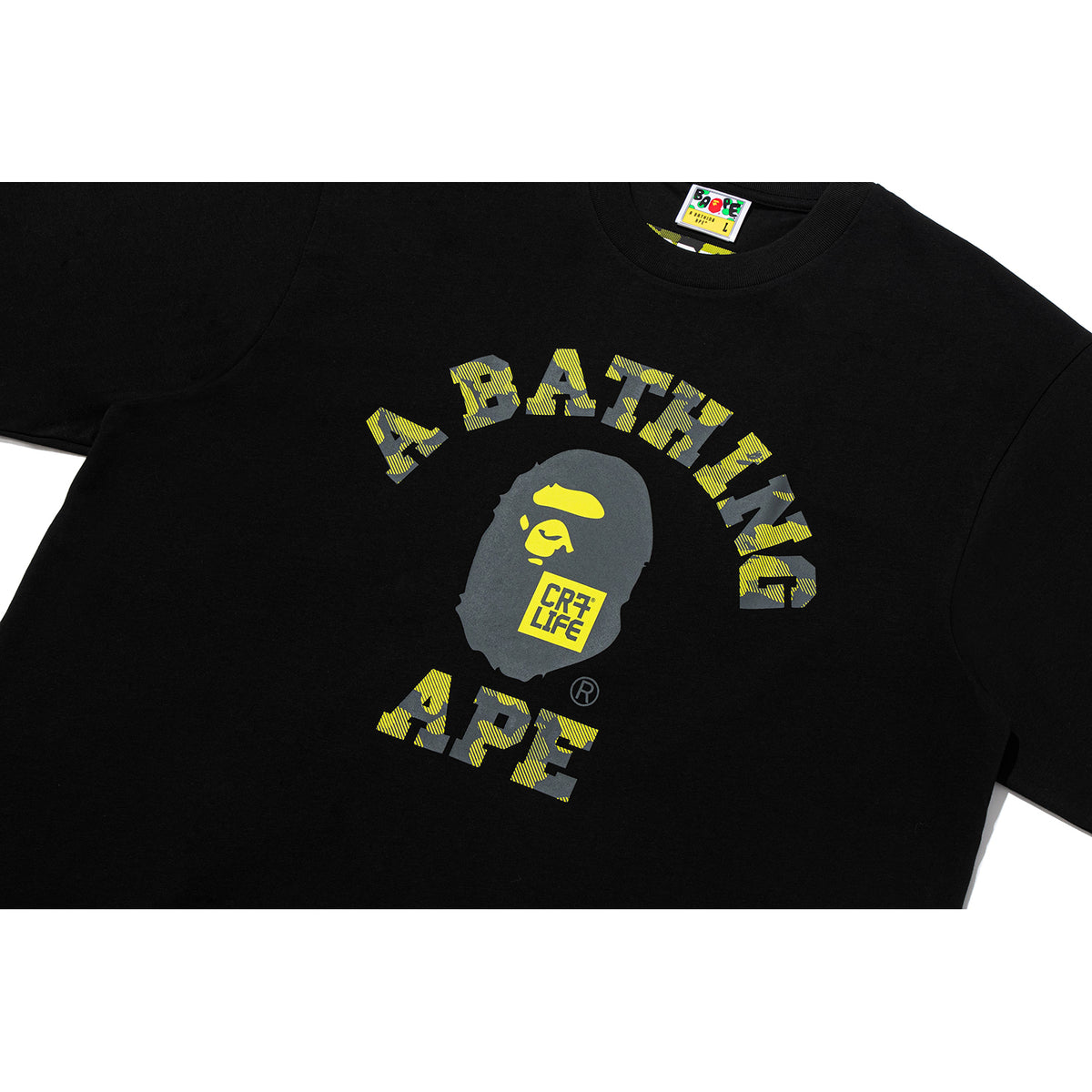 BAPE X CR7 LIFE COLLEGE RELAXED FIT TEE MENS