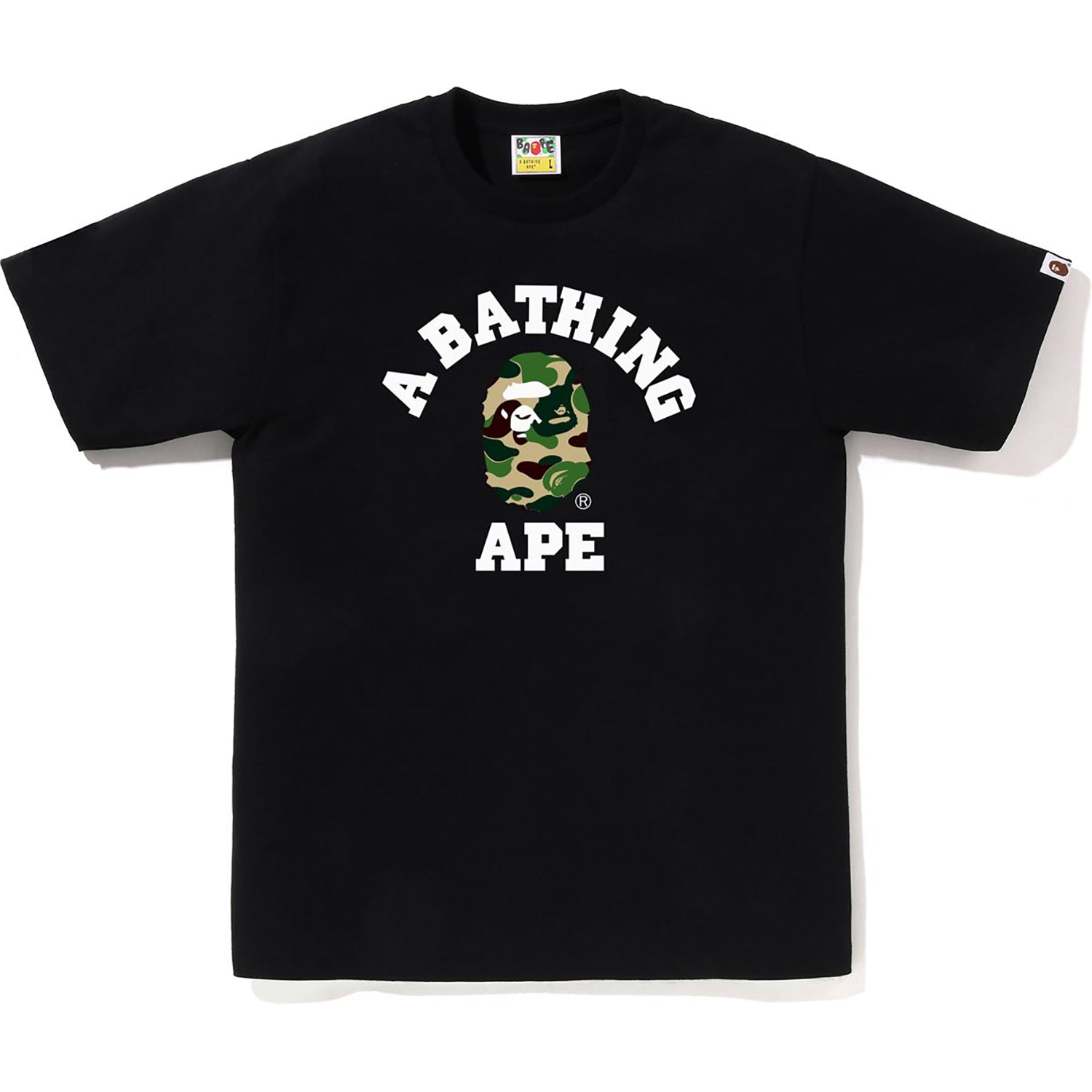 ABC CAMO COLLEGE TEE MENS – us.bape.com