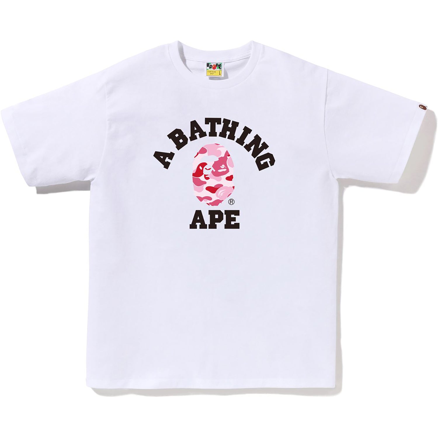 ABC CAMO COLLEGE TEE MENS – us.bape.com