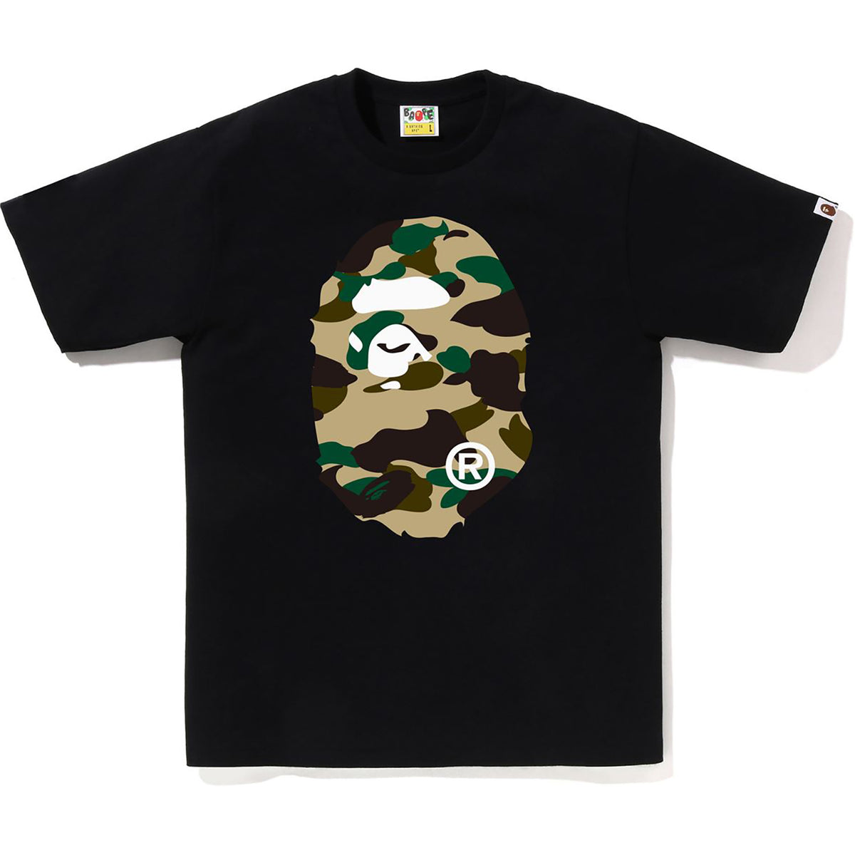 1ST CAMO BIG APE HEAD TEE MENS